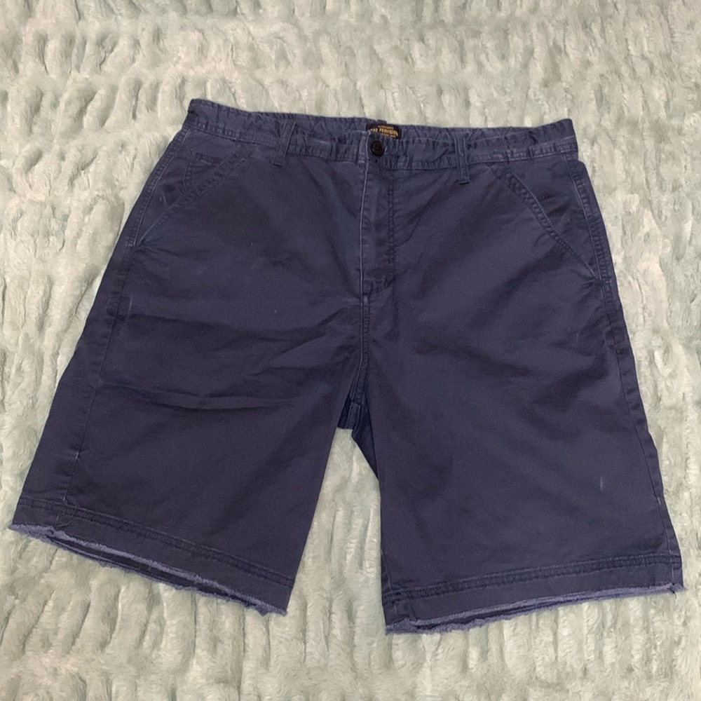 CPO Provisions men’s size 34 flat front navy blue shorts